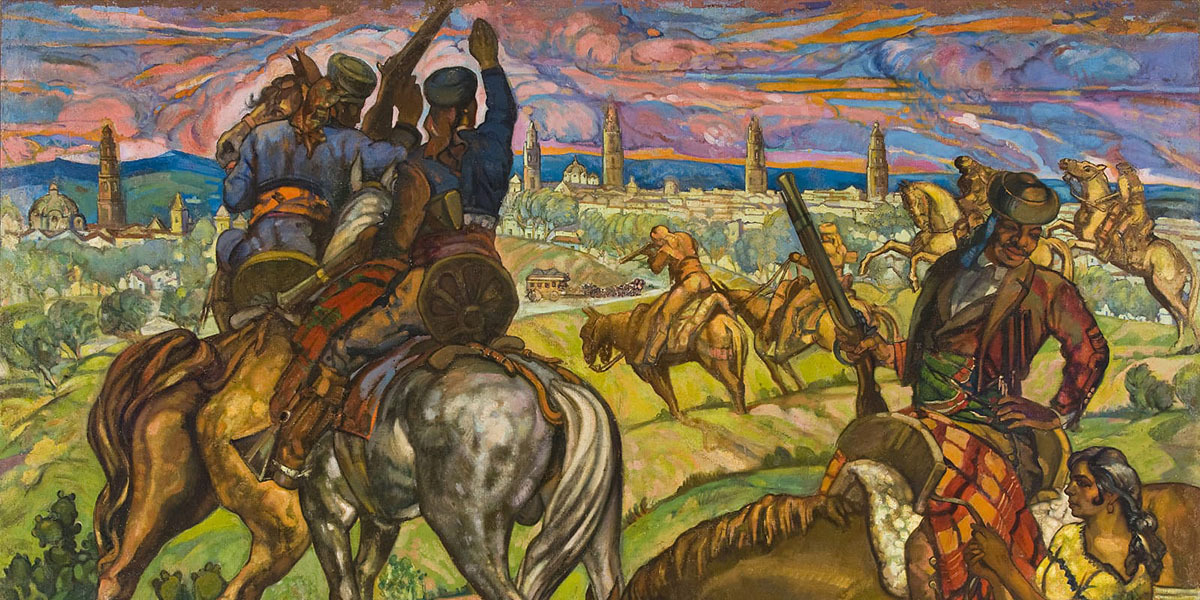 Cuadro 'Los siete niños de Écija' de Gustavo de Maeztu