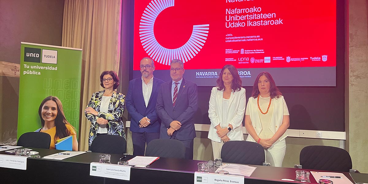 La presentación de los Cursos de Verano de las Universidades Navarras ha tenido lugar el viernes 30 de mayo 
