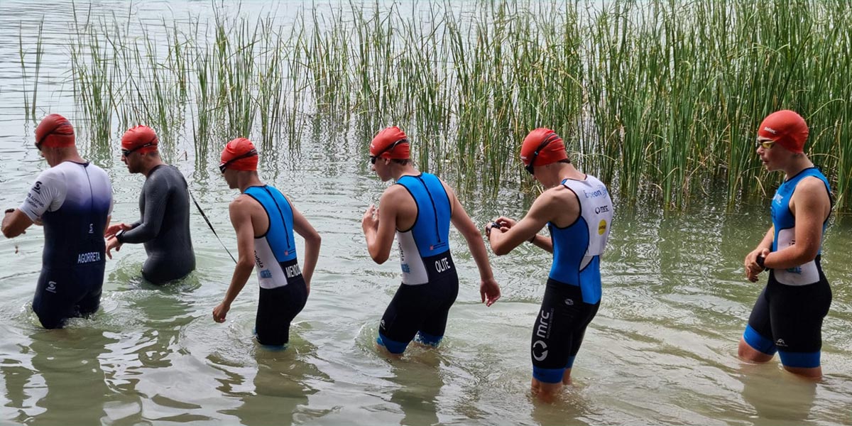 Triunfos del Arenas Triatlón en Mutriku y Beriain con podio cadete y gran papel del equipo élite 2