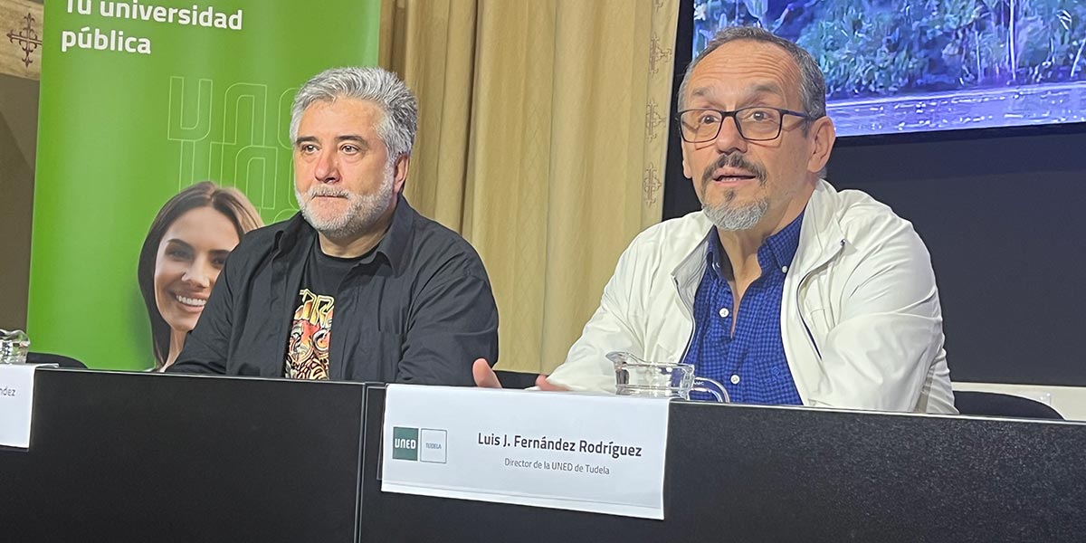 Persentación de la exposición de Juanjo Martín en UNED Tudela sobre la Amazonía ecuatoriana