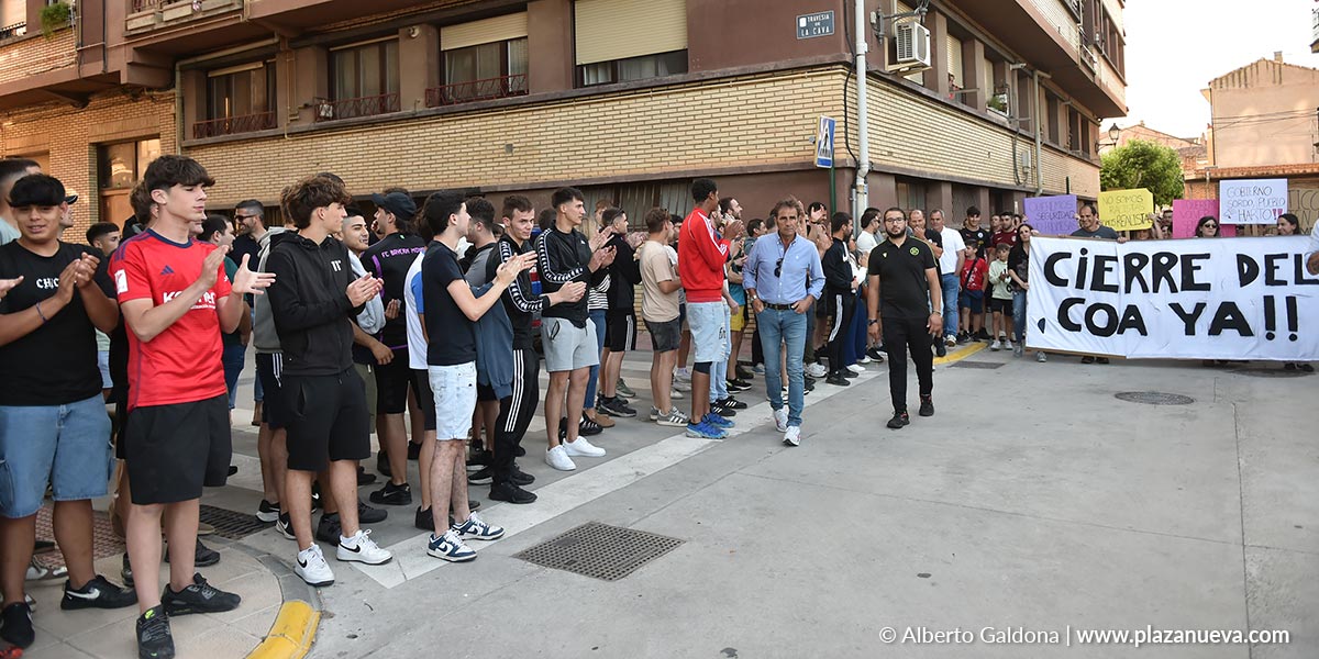 Más de 3.000 personas protestaron en Marcilla por la situación del COA 4