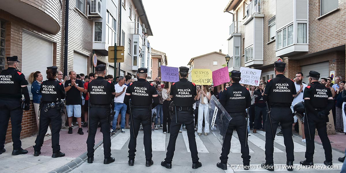 Más de 3.000 personas protestaron en Marcilla por la situación del COA 8