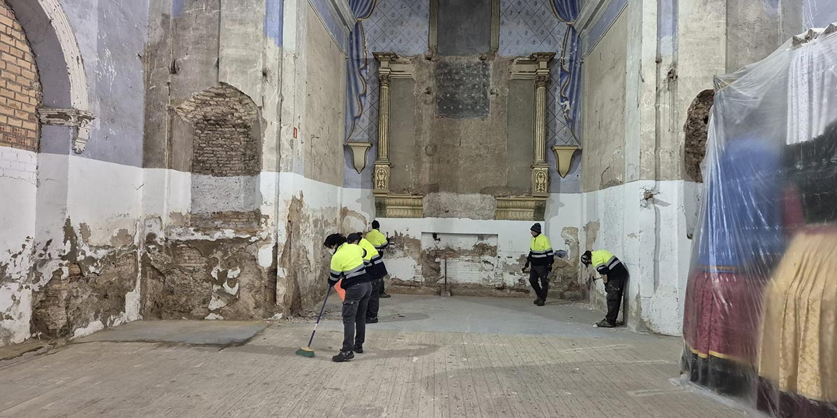 El Seminario de Tudela se restaura con el Empleo Social Protegido del Ayuntamiento 2
