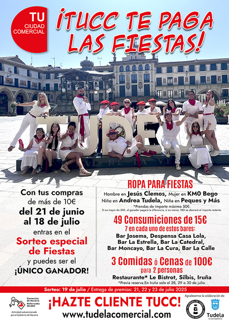 Cartel TUCC te paga las fiestas