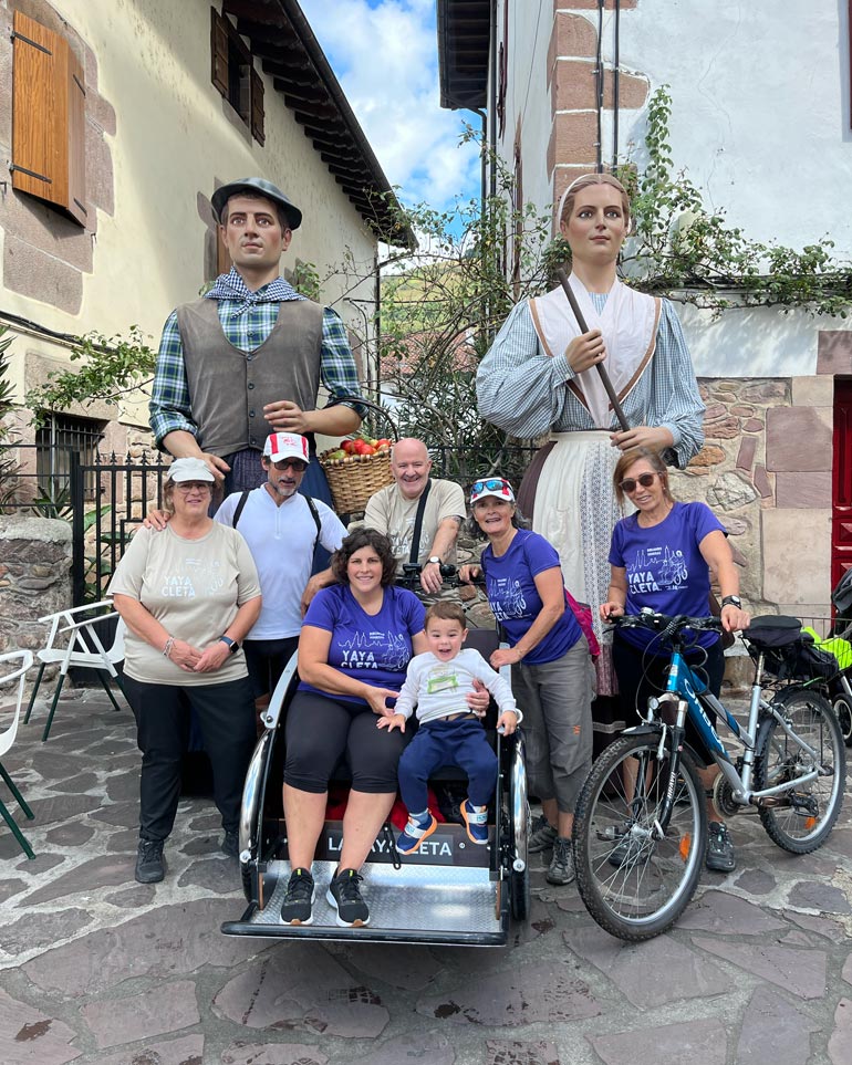 Biciclistas de Corella celebró 20 años con una marcha inclusiva por la Vía Verde del Bidasoa 4