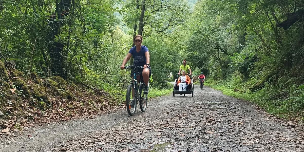 Biciclistas de Corella celebró 20 años con una marcha inclusiva por la Vía Verde del Bidasoa 5