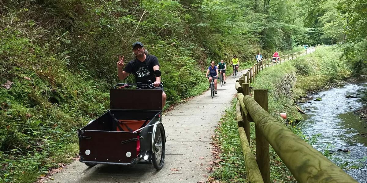Biciclistas de Corella celebró 20 años con una marcha inclusiva por la Vía Verde del Bidasoa 6