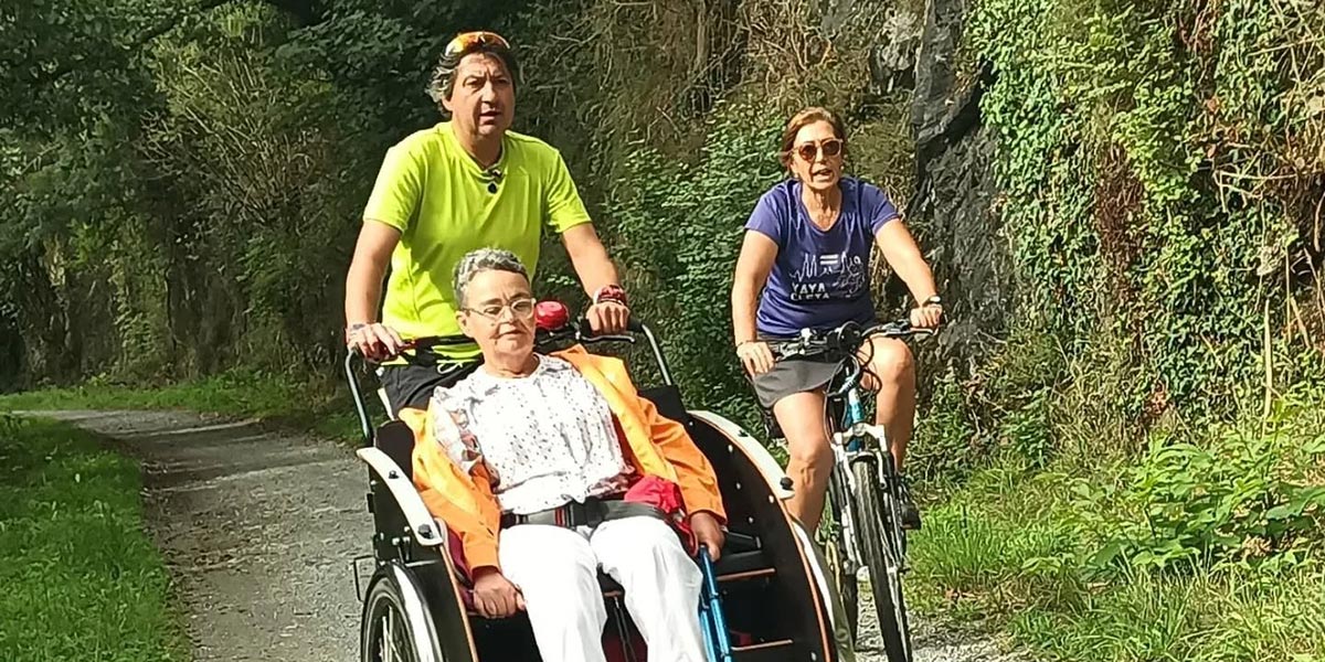 Biciclistas de Corella celebró 20 años con una marcha inclusiva por la Vía Verde del Bidasoa 7