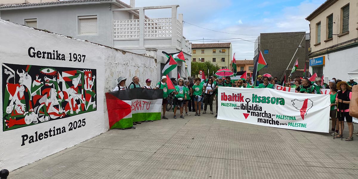 La obra estaba vinculada a la marcha Ibaitik Itsasora