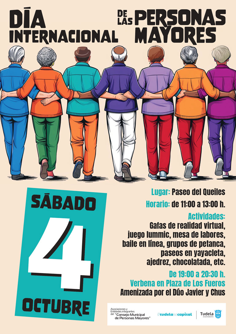 Día Internacional de las Personas Mayores en Tudela 2025