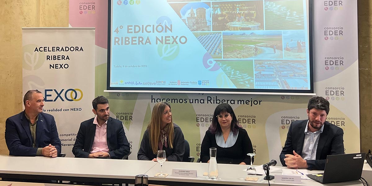La presentación oficial de la 4ª edición de Ribera Nexo tuvo lugar el 9 de octubre en la sede de Consorcio EDER