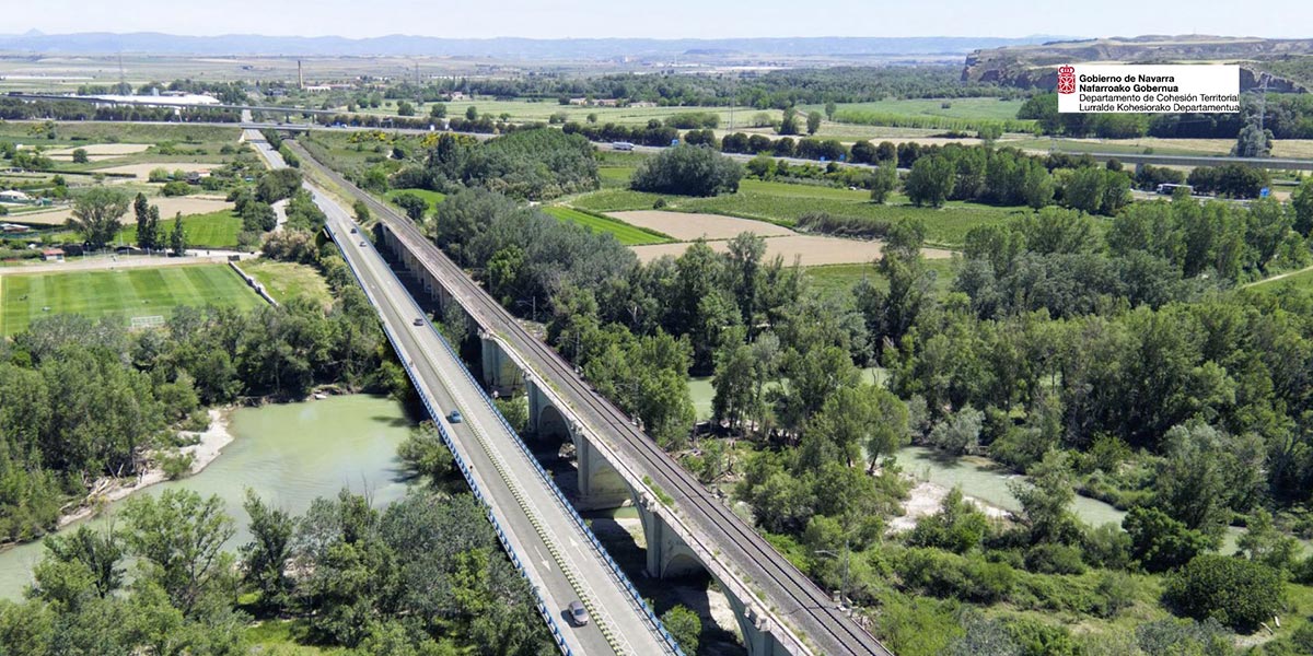 Recreacion del puente de Marcilla 1