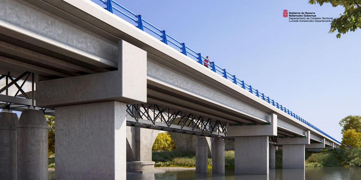 Recreacion del puente de Marcilla 2