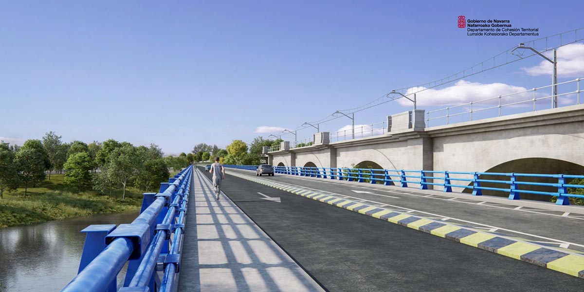 Recreacion del puente de Marcilla 3