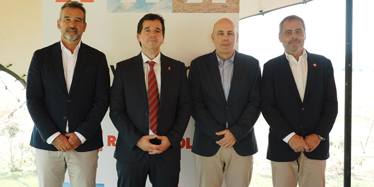 Varios directivos de la empresa remarcaron la importancia de la planta de Rockwool Caparroso