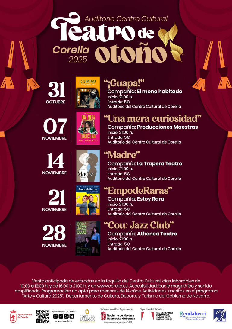 Teatro de Otoño en Corella 2025