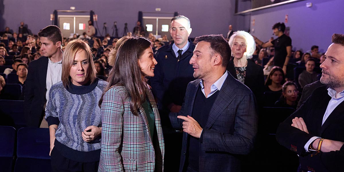 La Reina Letizia, junto a Alejandro Amenábar