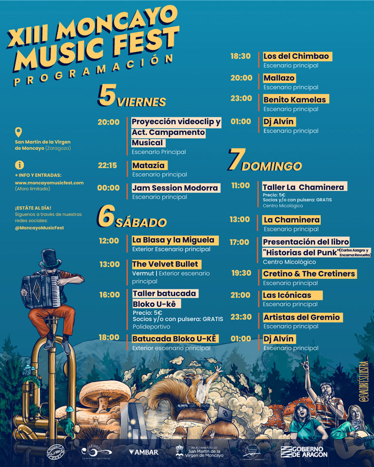 XIII Moncayo Music Fest en San Martín de la Virgen de Moncayo 2025