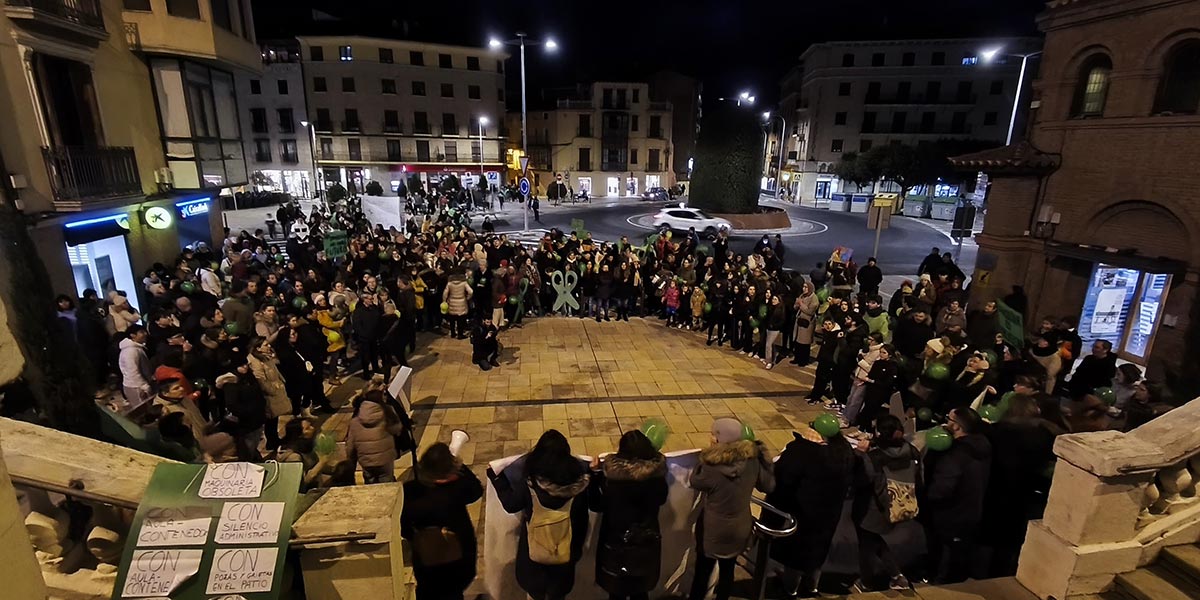Tarazona salió a la calle por la educación pública 3