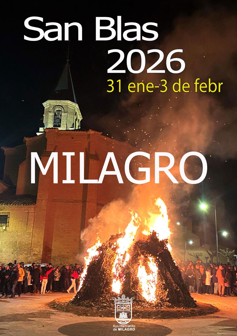 Programa de las Fiestas de San Blas de Milagro 2026
