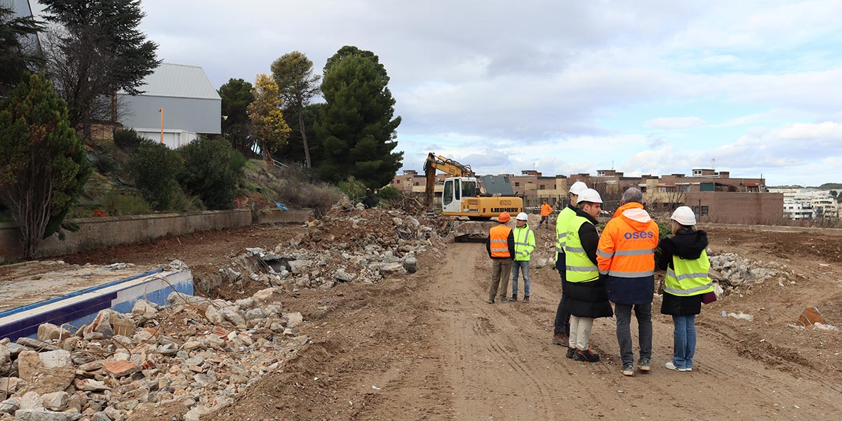 Visita obras reconversion antiguas piscinas 4