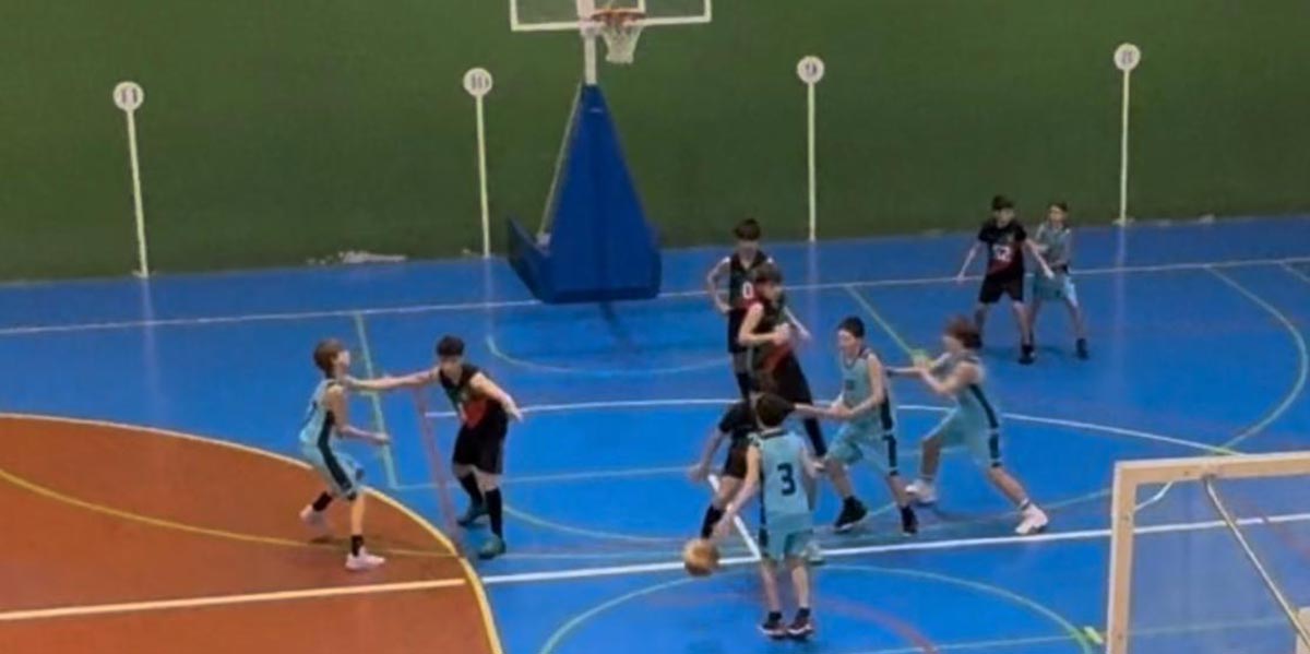 Partido del Infantil del Arenas del pasado 14 de febrero