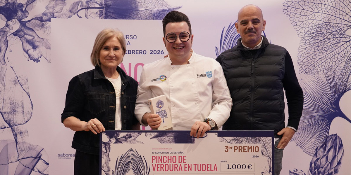 Mauro Milagro González de Tudela galardonado con el tercer puesto