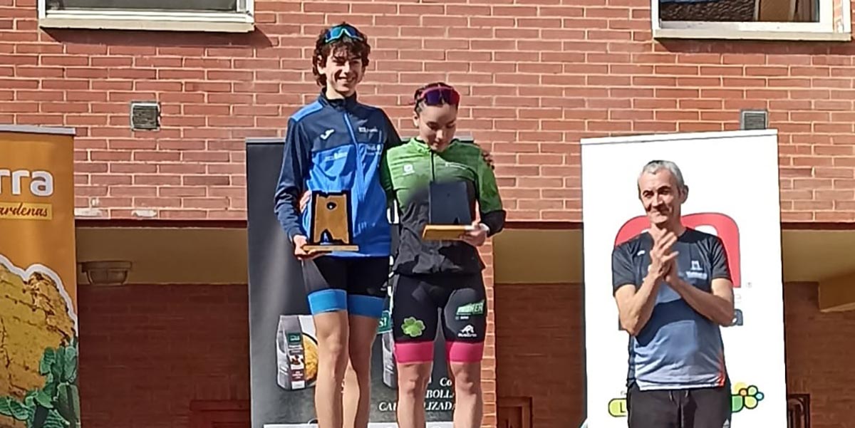 Duatlón Valtierra Enzo podium