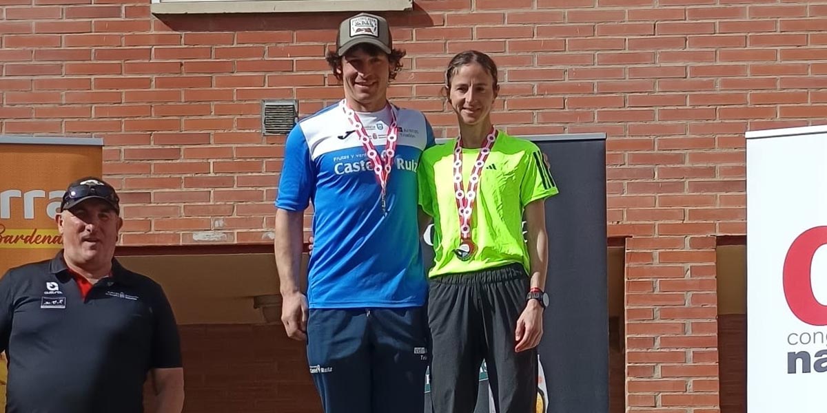 Duatlón Valtierra Sevillano podium