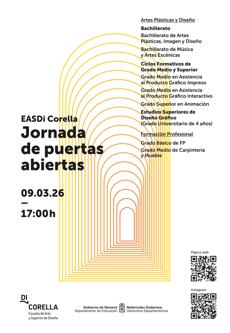Jornada de Puertas Abiertas de la EASDI de Corella 2026