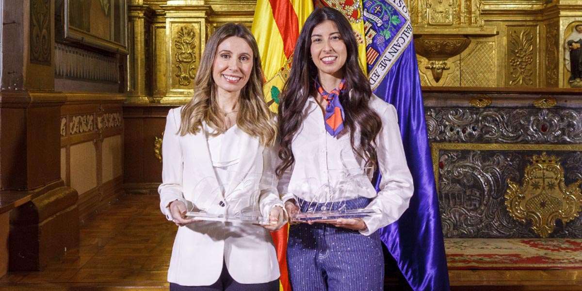 Laura Mosteo y Pilar Gomollón