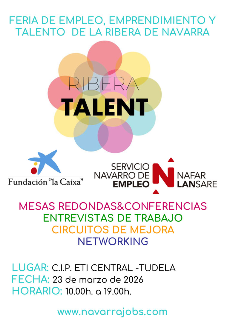 Feria de empleo Ribera Talent en Tudela 2026
