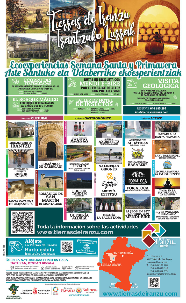 Cartel Semana Santa en Tierras de Iranzu 2026