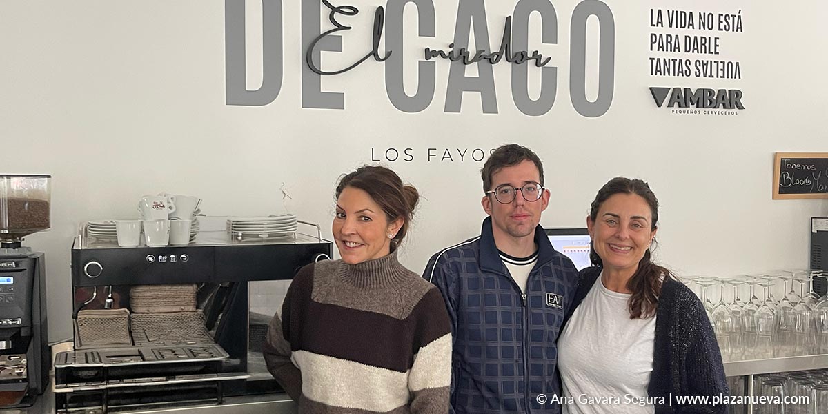 El equipo de El Mirador de Caco está formado por Beatriz Martínez Guisasola, David Clemente Sánchez y Elena Vaquerizas