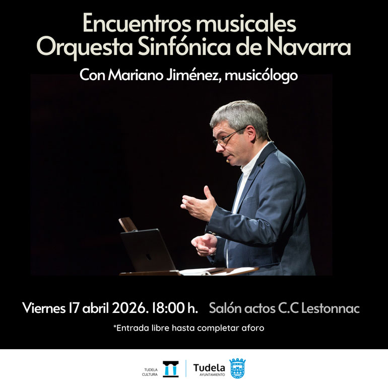 Encuentro musical previo al Concierto en Tudela ‘Bohemios’ de la Orquesta Sinfónica de Navarra