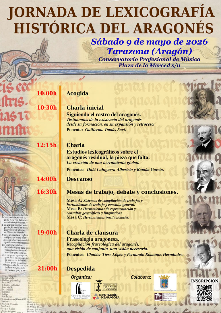 Jornada de lexicografía histórica del aragonés en Tarazona