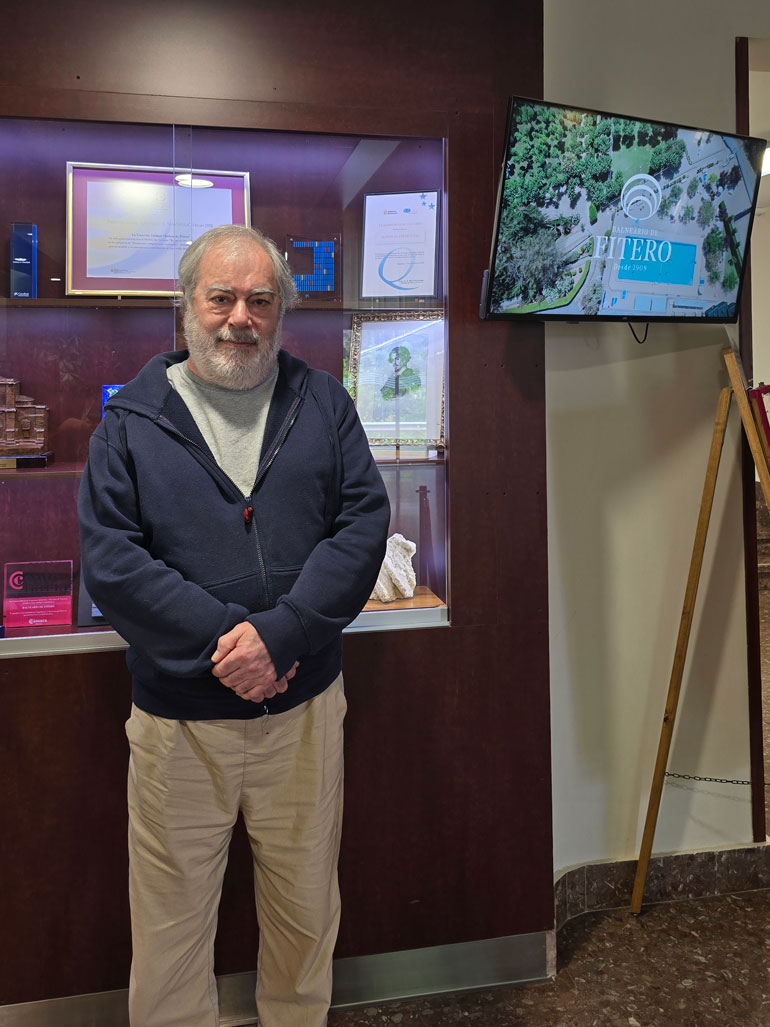 José Domínguez Gonzálvez, sobrino bisnieto de Gustavo Adolfo Bécquer, en su reciente visita a Fitero 3