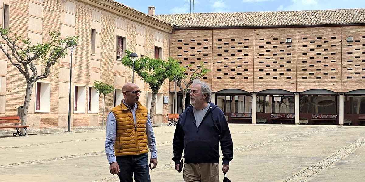José Domínguez Gonzálvez, sobrino bisnieto de Gustavo Adolfo Bécquer, en su reciente visita a Fitero 5
