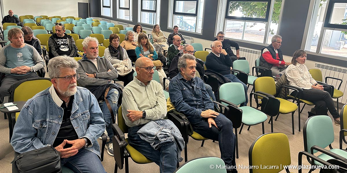 Asistentes a la charla impartida por Emmanuel Rodríguez López