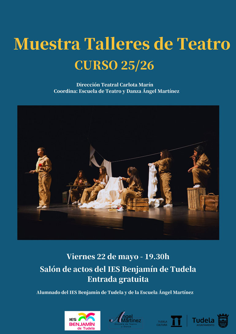 Muestra en Tudela de los talleres de teatro escolar del curso 2025 26 2