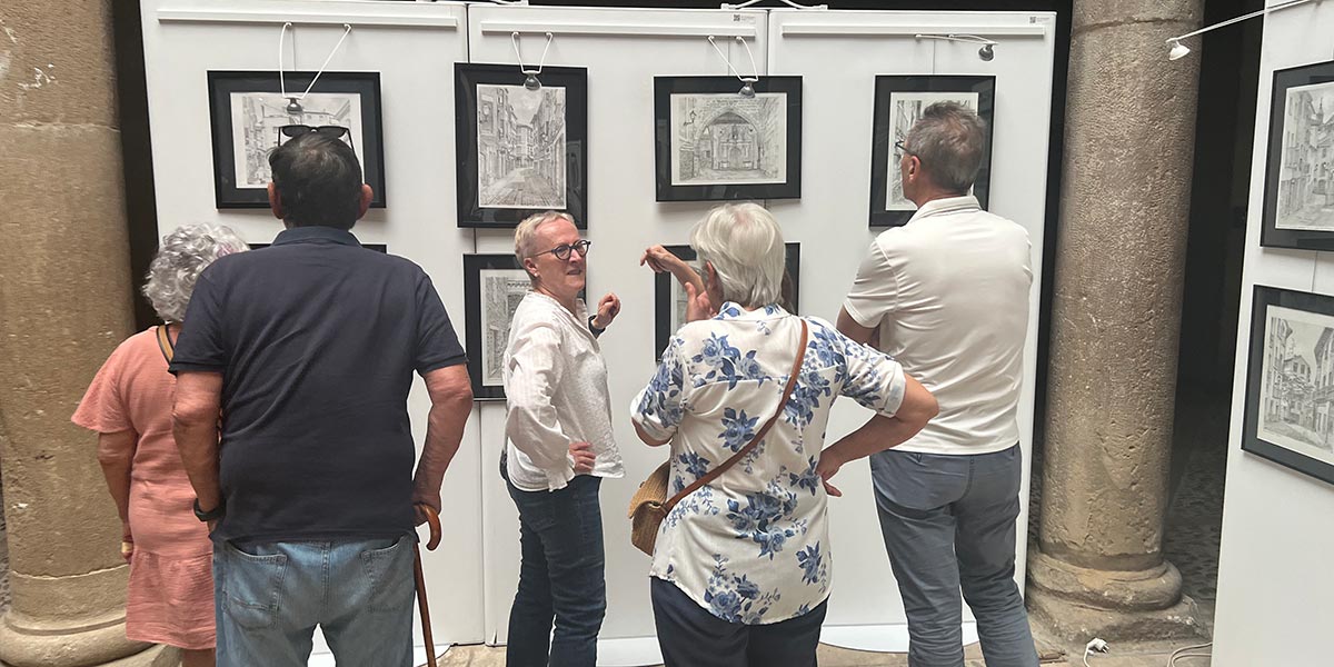 Alberto Sola expone en UNED Tudela ‘Buscando el color’, una muestra con 43 obras inspiradas en la ciudad 2