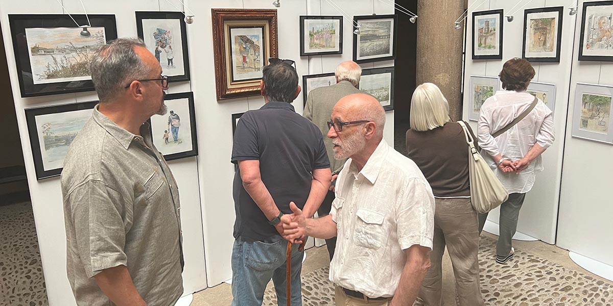 Alberto Sola expone en UNED Tudela ‘Buscando el color’, una muestra con 43 obras inspiradas en la ciudad 4