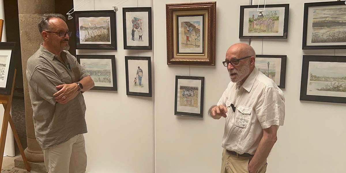 Alberto Sola expone en UNED Tudela ‘Buscando el color’, una muestra con 43 obras inspiradas en la ciudad 7