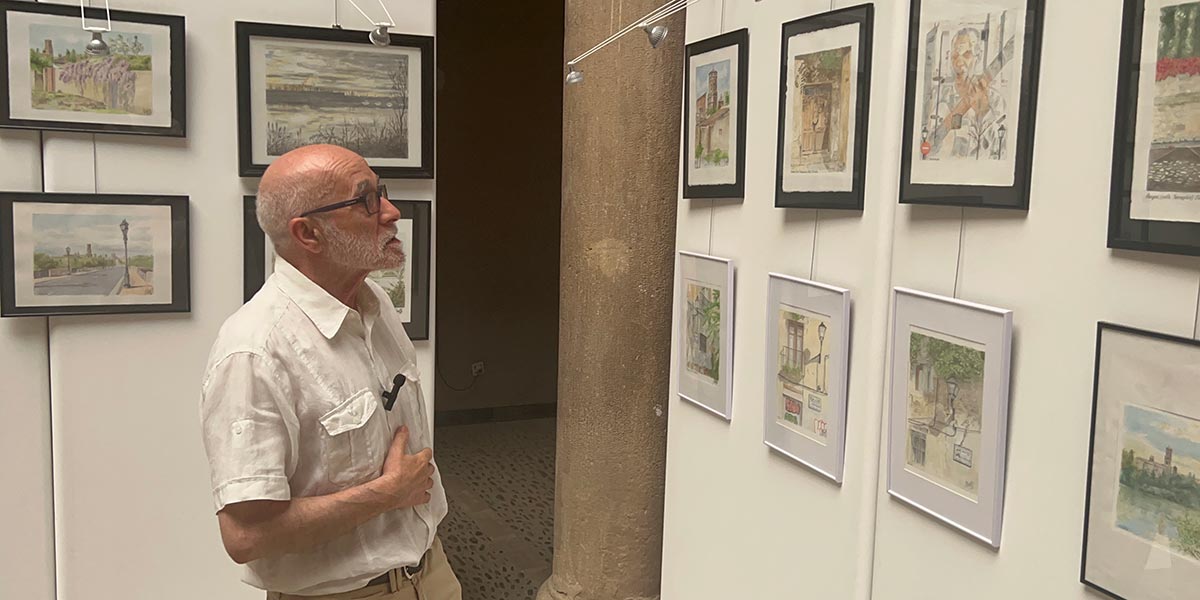 Alberto Sola expone en UNED Tudela ‘Buscando el color’, una muestra con 43 obras inspiradas en la ciudad 8