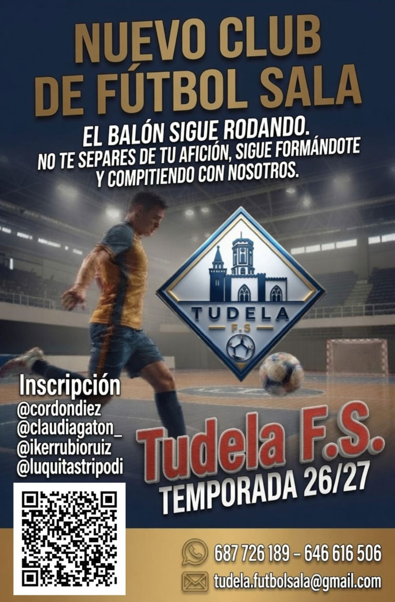 Nace un nuevo club de fútbo sala, el Tudela FS