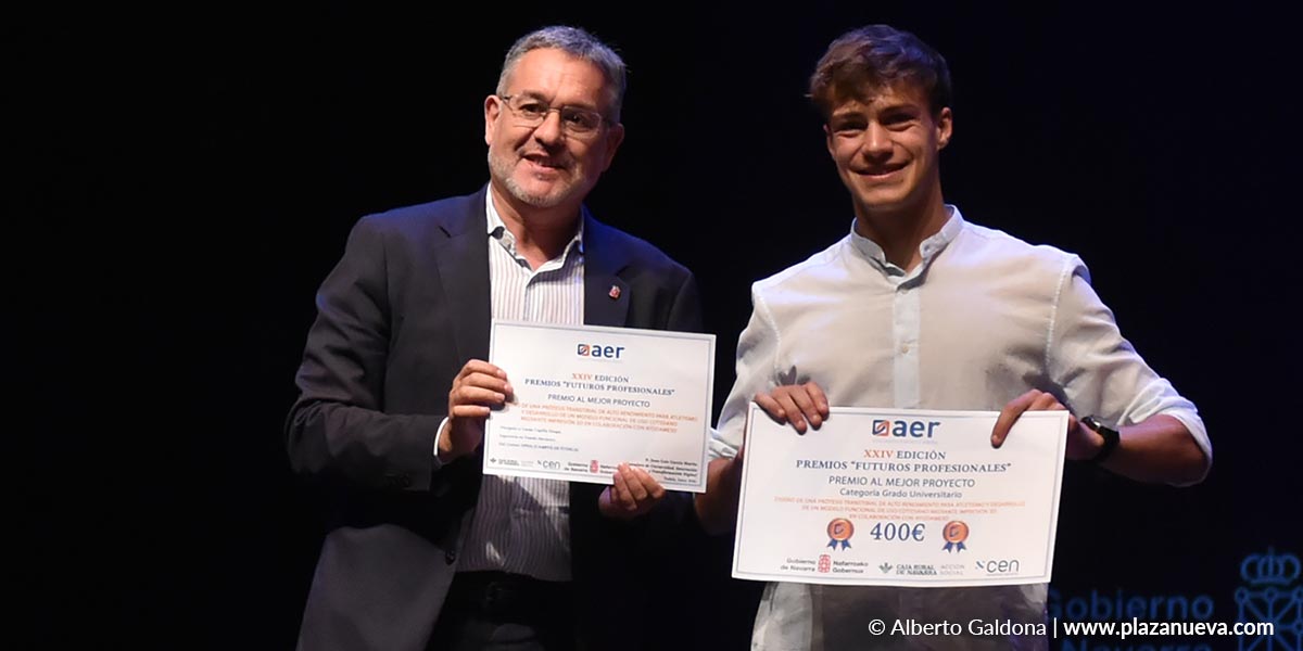 Premio al Mejor Proyecto, en la categoría de Grado Universitario para Lucas Capilla del Campus UPNA de Tudela