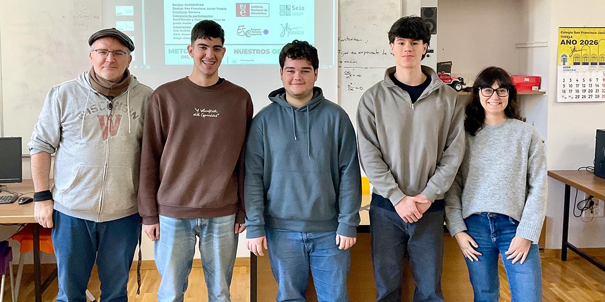 El equipo finalista ALONSISTAS estuvo integrado por Iker Andrés Íñiguez, Aitor Jiménez Andrés y Diego Jarauta Sarría