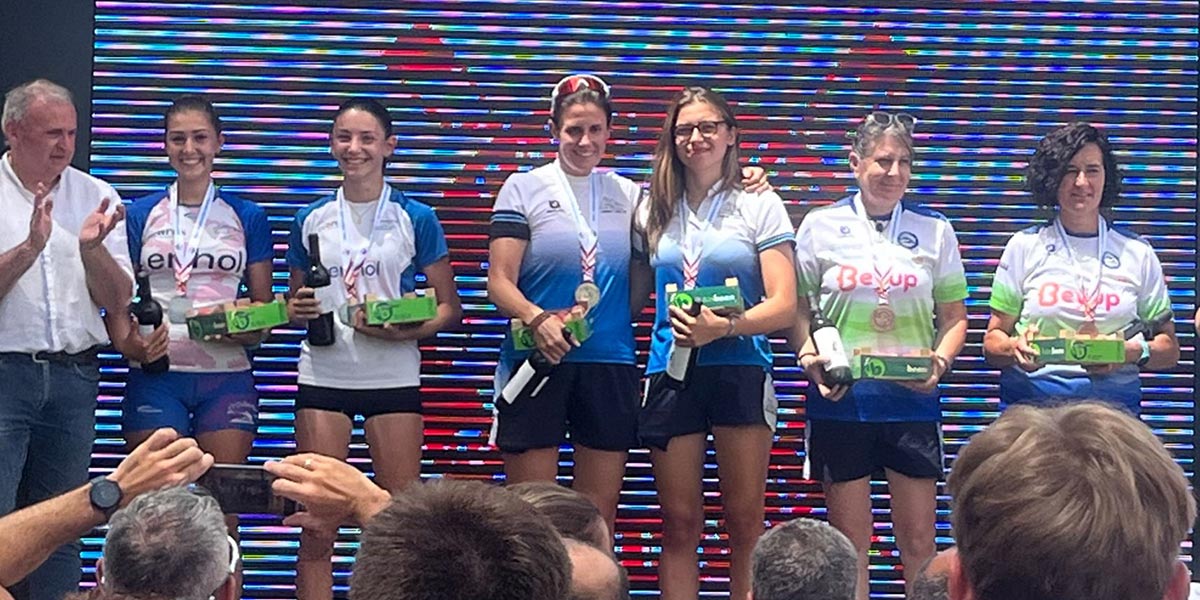 Nerea Martínez y Sandra López lograron la medalla de plata en K2 femenino