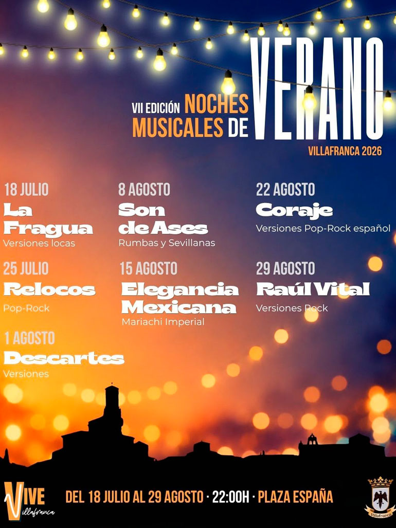 Noches musicales de verano Villafranca